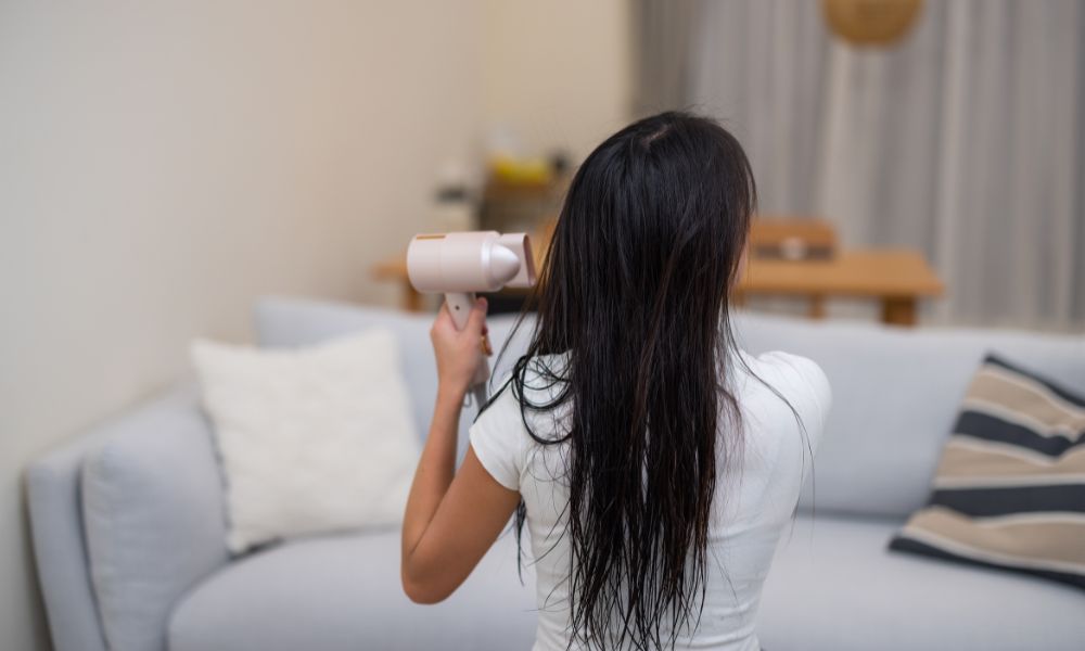 egészséges haj hajszárítózás