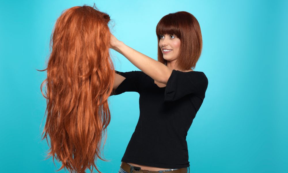 arcformához paróka hosszú póthaj