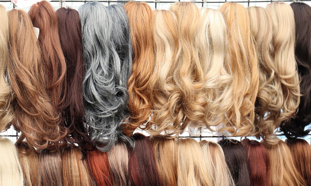 minőségi paróka többféle árnyalatban