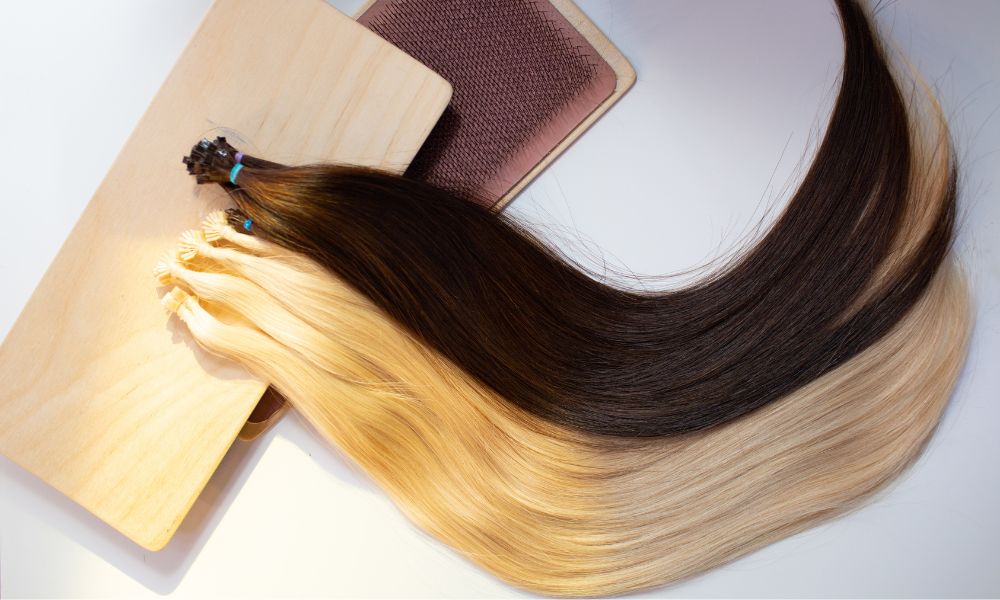 póthaj felrakása tincses megoldással