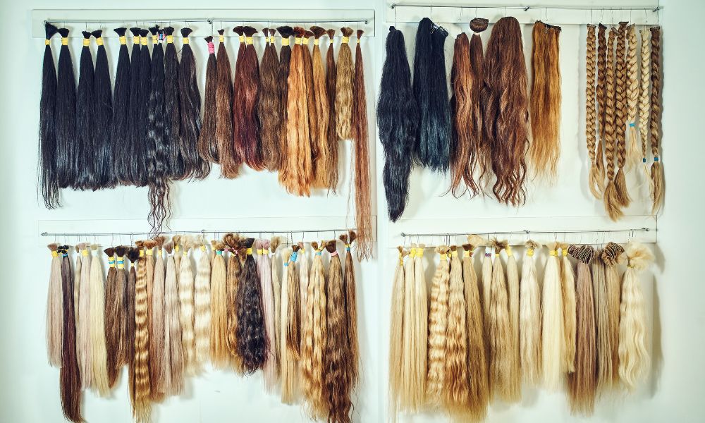 póthaj felrakása többféle színárnyalat lehetőséggel